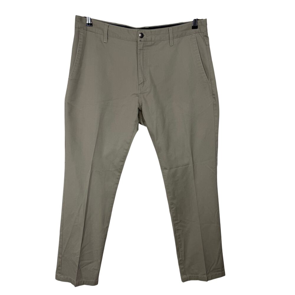 Volcom Stone Carpo Class Men's Chino Pants Flat Front Khaki Sz 36